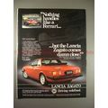 1981 Lancia Zagato Car Ad - Nothing Like a Ferr...