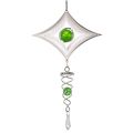 3D Windspiel Karo, Edelstahl, Gartendekoration,...