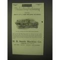 1922 H.B. Smith No. 129-A 4 Side Molding Machin...