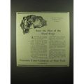 1922 Guaranty Trust Company of New York Ad - Ha...