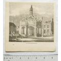1860s engraving - Market Cross at Malmesbury