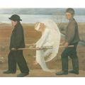 Hugo Simberg The Wounded Angel Painting Postcard