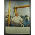 1955 Hathaway Shirts Ad - Light rig for summer - Hathaway's Batiste Madras