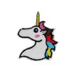 Unicorn Iron On Patch Bright Fun Kids Badge Mot...