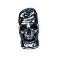 Drinks Can Skull Iron On Patch Embroidered Sew ...