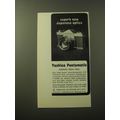 1960 Yashica Pentamatic Camera Ad - superb new Japanese optics