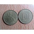Finland 1971 10 Pennia Coin