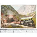 vintage postcard Gotthard Express, Switzerland