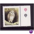 ST KITTS 1981 6c BURROWING OWL SG 56a U/M MINT