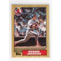 1987 Topps Reggie Jackson card #300- NM-HOF-Angels