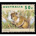 Australia 1992 Threatened Animals 50c Used Stam...