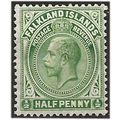 Falkland Islands 1921 SG73 1/2d Yellowish-Green...