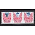 CVP33 32c Shield Very Fine MNH Strip of 3 PA5334