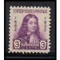 724 3c William Penn Fine MNH O3588