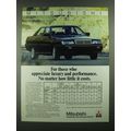 1988 Mitsubishi Sigma Ad - Appreciate Luxury and Performance