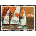 1975 Sailing 10p Multicoloured SG982 GU