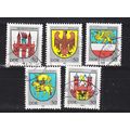 GERMANY DDR [1985] MiNr 2934-38 ( OO/used ) Wappen