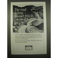 2000 Social Security Ad - The road is long. Be sure you're prepared for the trip