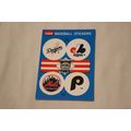 1989 Fleer Mets Team History Stickerback w/4 va...