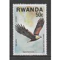 RWANDA 1977 BIRD OF PREY 50c AFRICAN FISH EAGLE...