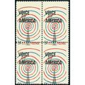 1329, Mint NH 5¢ Misperf Shift Error Block of F...