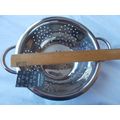 COLANDER NEW STILL HAS LABEL STAINLESS STEEL (0...