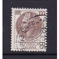 ITALY 1953 100L 17 x 21mm USED SG1008