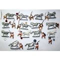 25mm minifigs aincients barbarian mercenary cav...