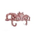 Pack Of 2] Whitewashed Red Cast Iron Decorative...