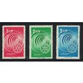 Taiwan Rotary Intl 3v 1965 MNH SG#538-540 MI#56...