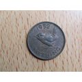 GB 1952 George VI Wren Farthing Coin