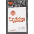 Tonic Studios. Birthday Wishes Die Set. Die Cut...