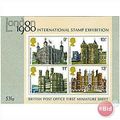 1978 Buildings Miniature Sheet MS1058 Mounted Mint