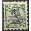 Cook Islands (Rarotonga) 1920 SG70 1/2d Black &...