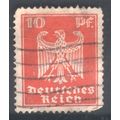 Germany 1924 - SG371 - 10pf red - New National ...