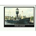 Yorkshire SPURN LIGHTSHIP Postcard by Marine Ar...