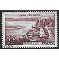 Mi 1233: 85 Fr. black..purple Definitive Stamp:...