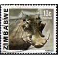 Zimbabwe 1980. 13c Value. Warthog .Fine Used