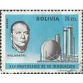 BOLIVIA, Gualberto Villarroel and refinery, blu...