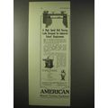 1922 American Saw Mill Ad - Ball Bearing Lathe ...