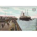 Artist Drawn Landing Stage Liverpool Postcard (...