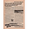 Remington Rifles vintage Full Page Print Ad Oct...