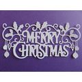 6 x Tattered Lace Die Cuts Merry Christmas #1