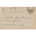 Netherlands 1903 Amsterdam to Hien Postcard Ams...