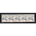 2266 24.1c Tandem Bicycle Fine MNH Dry Gum PNC ...
