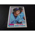 1982 Topps Card # 062 Mike Tyson Excellent-Mint...