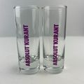 Absolut Kurant Double Shot Glass set