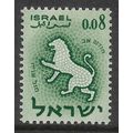ISRAEL 1961 SIGNS OF THE ZODIAC 8A MYRTLE LION ...