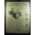 1926 Kotex Pads Ad - A great Hygienic Handicap ...