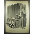 1956 Cartoon by Peter Arno - Mr. Chairman.. lad...